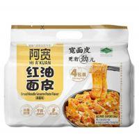 阿宽红油 面皮(115gx4)【麻酱味】