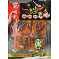 海底捞 火锅料 【牛油4小格 火锅底料】 360g