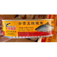 鹰宝钱 金奖豆豉鲮鱼 184g/盒