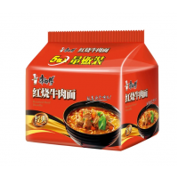 五连包 康师傅红烧牛肉面 85gx5
