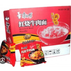 康师傅 红烧牛肉面 105gx24包/箱